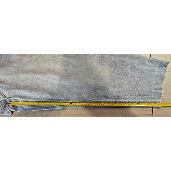 Old Navy Plus Size 22 Extra High Rise Sky Hi Straight Flag Embroidered Jeans NWT - Picture 12 of 13